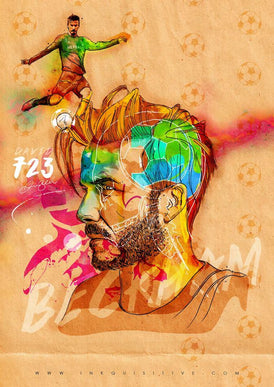 David Beckham Inkquisitive painting