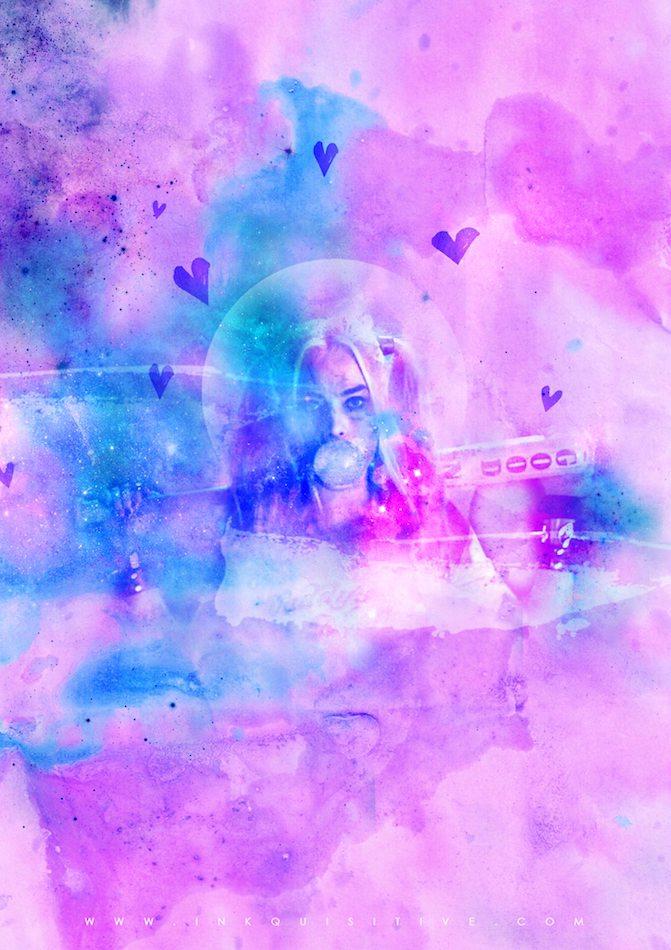 Harley Quinn Inkquisitive painting