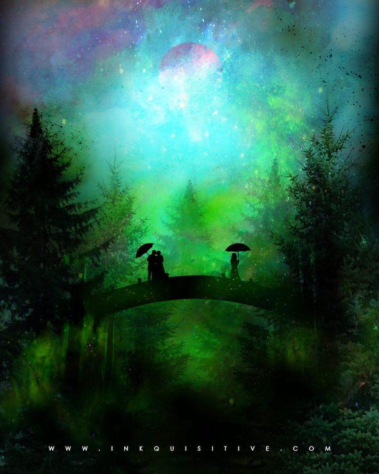 I'm not searching for my other half because I am not a half Inkquisitive painting