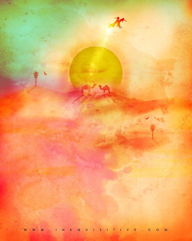 i don't believe in magic Inkquisitive painting