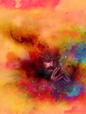 Jesus Inkquisitive painting