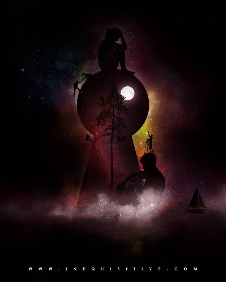 Life is os subtle sometimes Inkquisitive painting