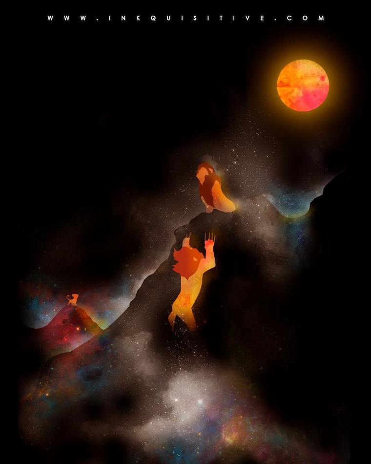 Long live the king Inkquisitive painting