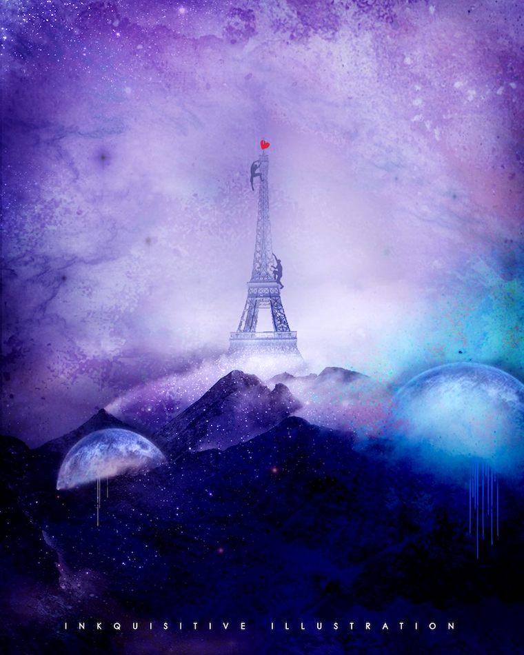 Never chase love, affection or attention Inkquisitive painting