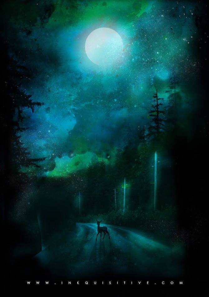 Oh dear I love you so Inkquisitive painting