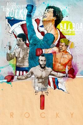 Rocky Inkquisitive painting