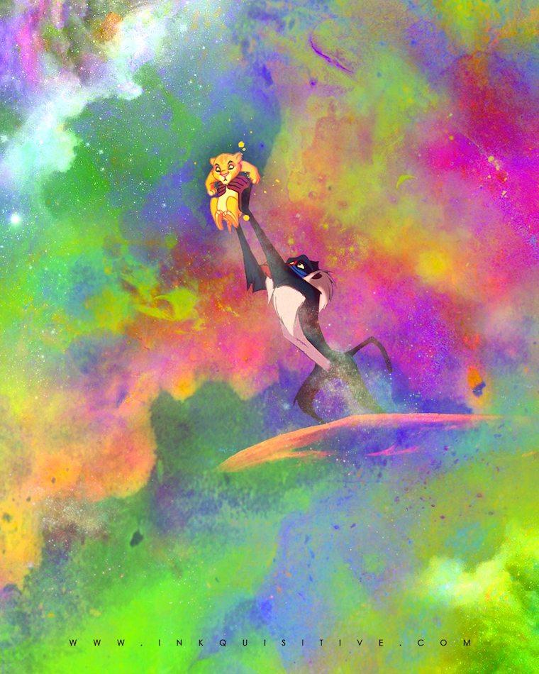 Lion King Simba Inkquisitive painting