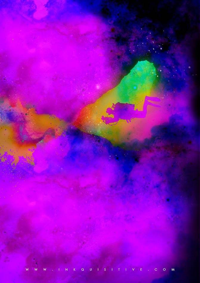 Soul searching Inkquisitive painting