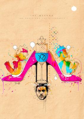 The Weeknd Inkquisitive painting