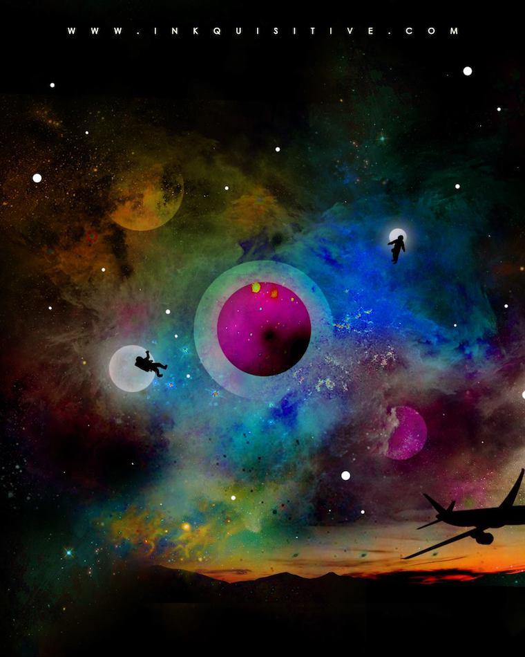 To the people who look up to the stars Inkquisitive painting