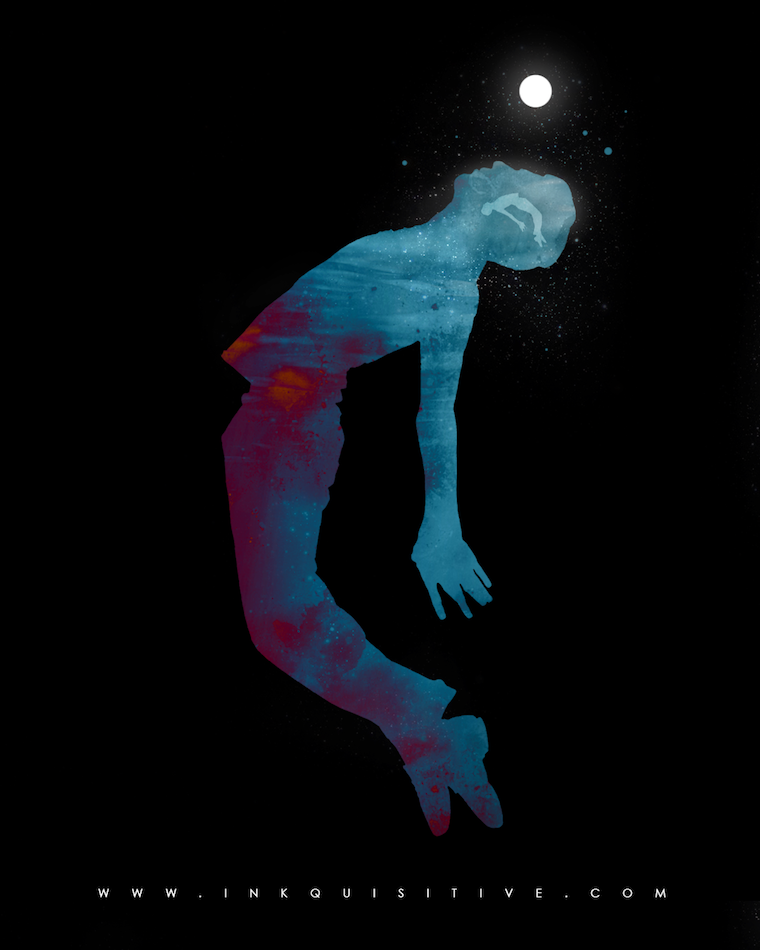 Trapped by reality Inkquisitive painting