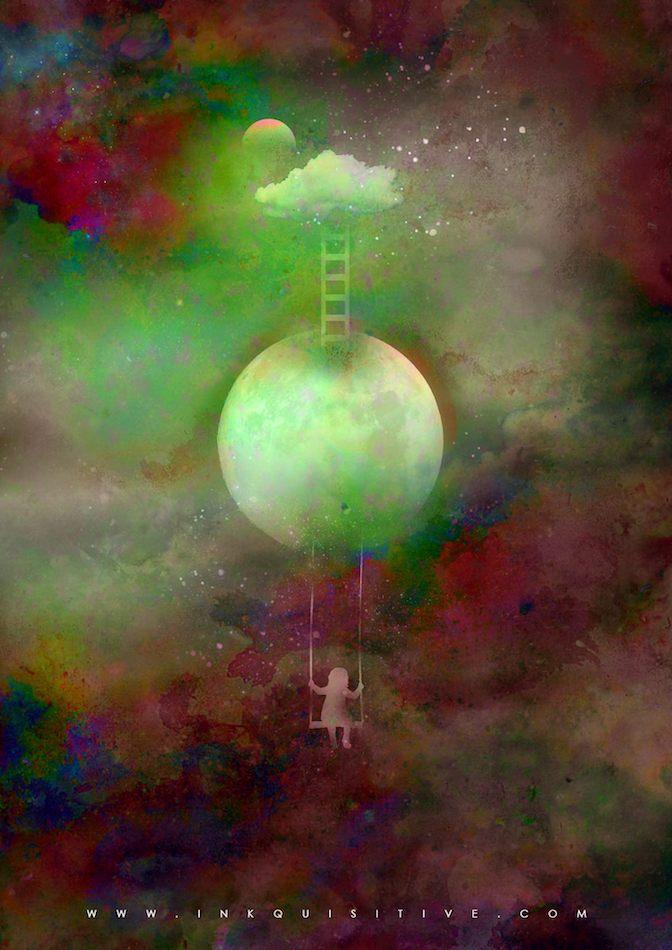 Why they fall in love with her smile Inkquisitive painting