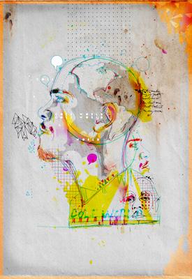 J Cole Inkquisitive painting
