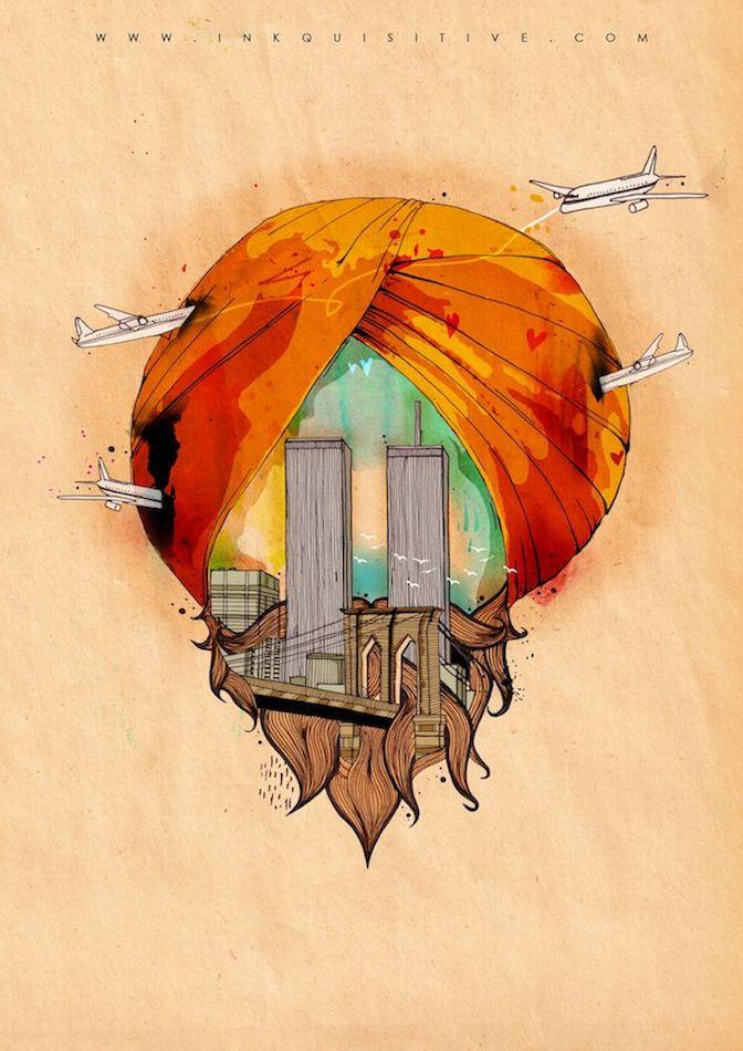 After September 11 Inkquisitive painting