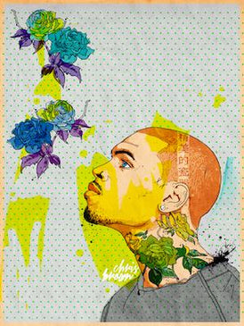 Chris Brown Inkquisitive painting