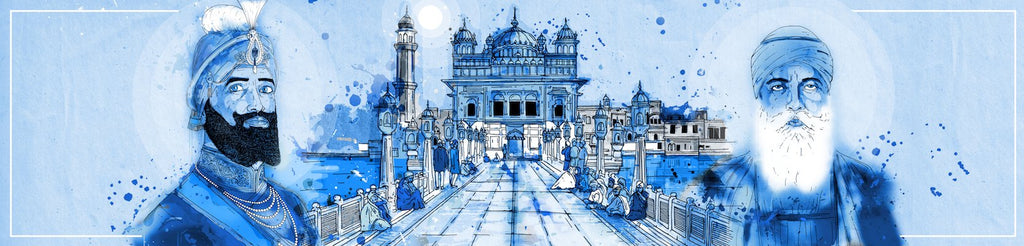 Fourth entrance blue Inkquisitive painting