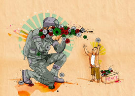 Gaza Inkquisitive painting
