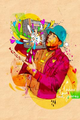 LL Cool J Inkquisitive painting