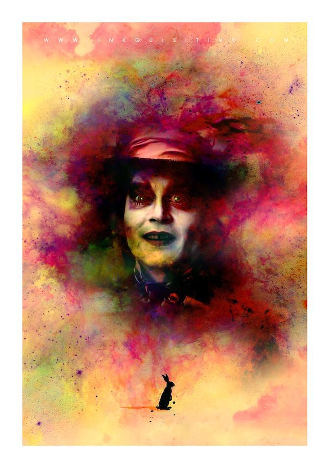 Mad Hatter Inkquisitive painting
