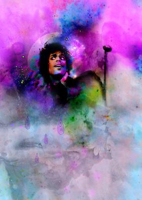 Purple Rain Prince Inkquisitive painting