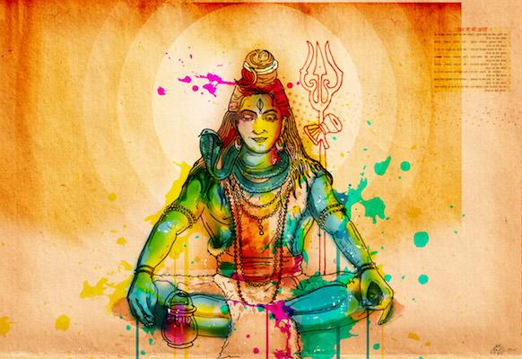 Shiva Inkquisitive painting
